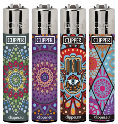 Mandala Clipper Lighters