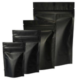Mylar Bags Black/Clear Quarter (7g)