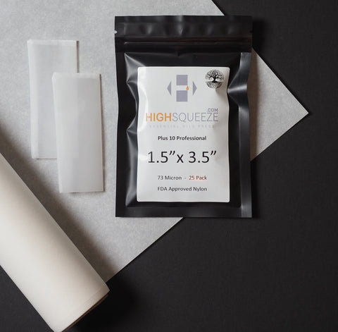 High Squeeze Rosin Bags 1.5x3.5 10 pack