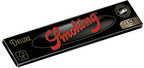 Smoking Black Deluxe King Size Slim Premium Rolling Papers